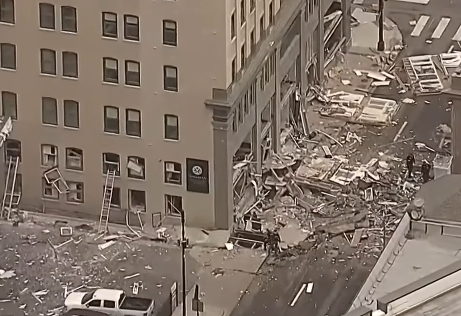 Explosion Damages Downtown Fort Worth Hotel 