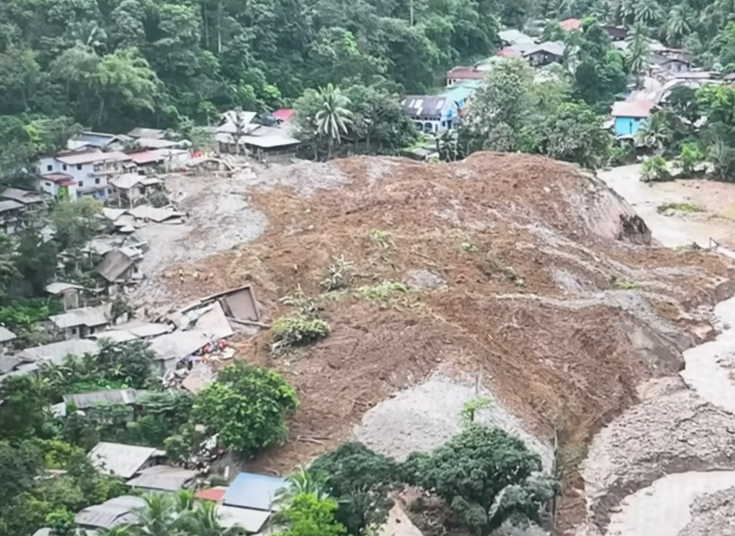 More than 100 missing in a landslide, with 10 confirmed dead