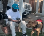 Man and his dog stabbed to death outside a homeless shelter