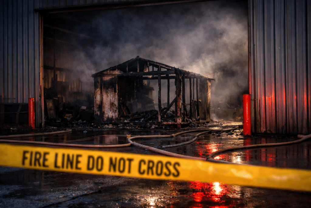 Elderly man found dead in burning shed inside warehouse - Informing News